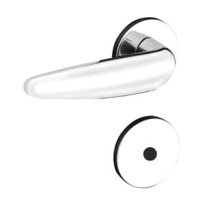 Fechadura HAGA - Vega - Roseta 528 - Banheiro - 24242B