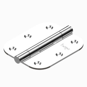 Kit 3 Dobradiças Haga 3x2½ Pino Chato Sem Anel - 2542