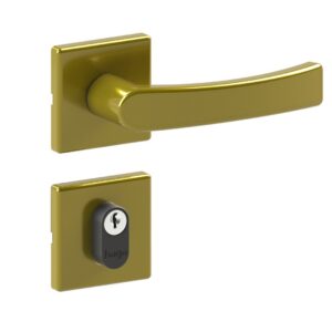 Fechadura HAGA - Ônix - Roseta 520 - Externa - 21216B