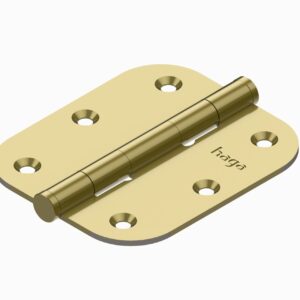 Kit 3 Dobradiças Haga 3x2½ Pino Chato Sem Anel - 2544