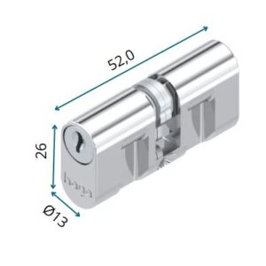 Fechadura HAGA - Soft Life - Roseta 527 - Externa - 20615B